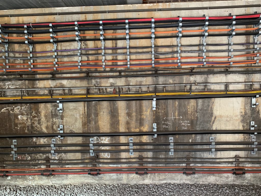 Cabling in the London Underground